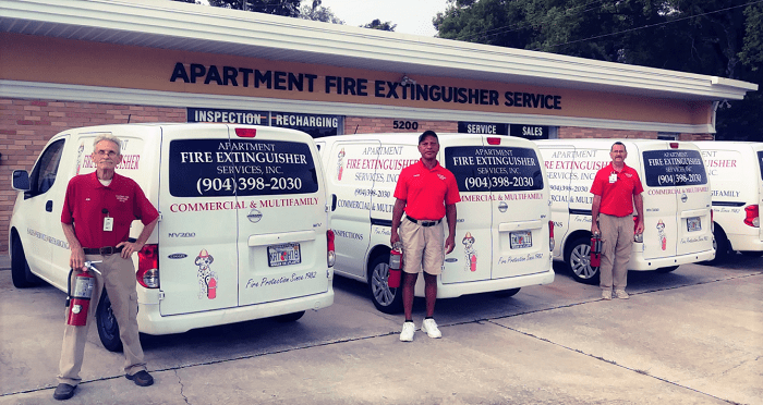 Apt Fire Ext Techs at vans